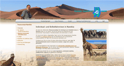 Desktop Screenshot of namibiasafari.de